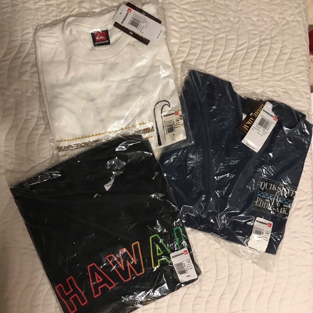 NWT and in package Quiksilver men’s t-shirt